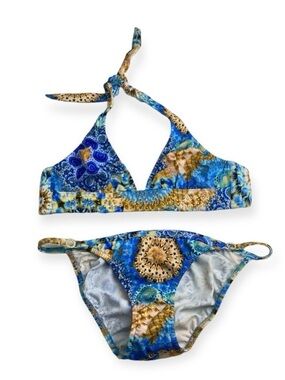 Venus Bejeweled Bikini Set Sagrada Mosaico Sz XS 4